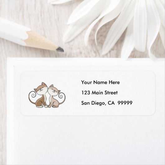 BESTE FREUNDIN von Kätzchen mit Curling-Schwänzen (Insitu)