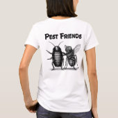 Beste Freundin von Pest-Freunden T-Shirt (Rückseite)