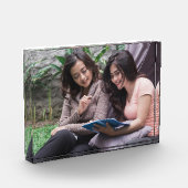 Beste Freundin Weihnachtsgeschenk für Freundschaft Fotoblock (Links)