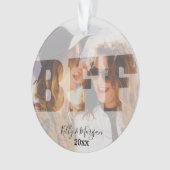 BESTE FREUNDIN Weihnachtsschmuck Ornament (Vorderseite)