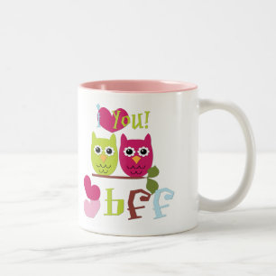 BESTE FREUNDIN ZWEIFARBIGE TASSE
