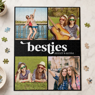 Beste Freundinnen 4 Benutzerdefiniertes Foto Puzzle