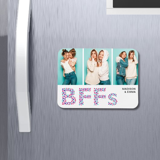 Beste Freundinnen Best Friends Foto Personalisiert Magnet