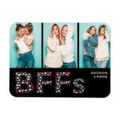 Beste Freundinnen Best Friends Foto Personalisiert Magnet (Horizontal)