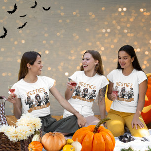 Beste Freundinnen bis auf die Knochen Halloween T-Shirt
