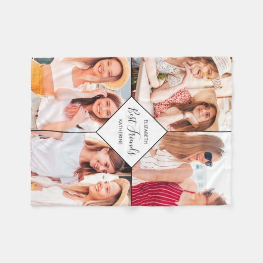 Beste Freundinnen der besten Freunde Bestien Name Fleecedecke (Vorderseite (Horizontal))