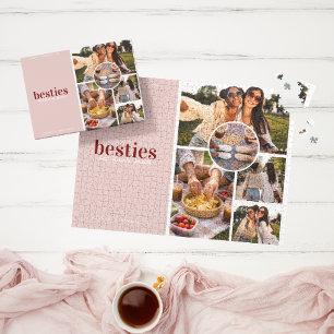 Beste-Freundinnen-Foto-Collage Personalisiertes Puzzle