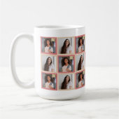 Beste Freundinnen Patchwork Zwei Foto Quadrate Kaffeetasse (Links)