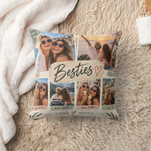 Beste-Freundinnen-Reise-Fotocollage-Kissen Kissen