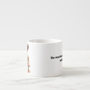 Beste Freundinnen-Tasse - Gemeinsam Lachen & Kaffe Espressotasse