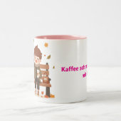 Beste Freundinnen-Tasse - Gemeinsam Lachen & Kaffe Zweifarbige Tasse (Mittel)
