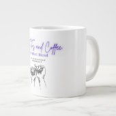 Beste Freundinnen und Kaffee: Eine perfekte Mischu Jumbo-Tasse (Vorderseite Rechts)