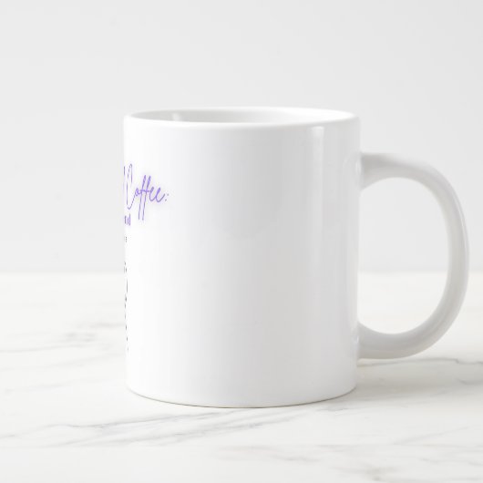 Beste Freundinnen und Kaffee: Eine perfekte Mischu Jumbo-Tasse (Rechts)