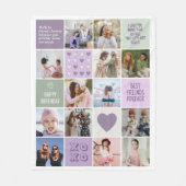 Beste Freundschaft Besties BESTE FREUNDIN FotoColl Fleecedecke (Vorderseite)