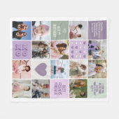 Beste Freundschaft Besties BESTE FREUNDIN FotoColl Fleecedecke (Vorderseite (Horizontal))