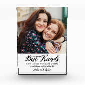 Beste Freundschaftsgeschenke für Foto-Block Fotoblock (Vorderseite)