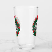 Beste Frohe Weihnachtsaufkleber Glass Cup Glas (Links)