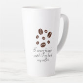 Beste Funny Coffee Quotes Zwei-Tone-Kaffee-Tasse Milchtasse (Rechte Ecke)
