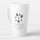 Beste Funny Coffee Quotes Zwei-Tone-Kaffee-Tasse Milchtasse (Linke Ecke)