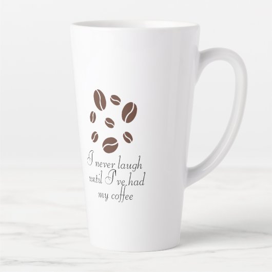 Beste Funny Coffee Quotes Zwei-Tone-Kaffee-Tasse Milchtasse (Rechts)