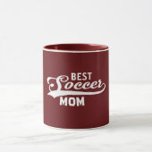 Beste Fußball-Mama. Personalisiere Tasse (Zentrum)