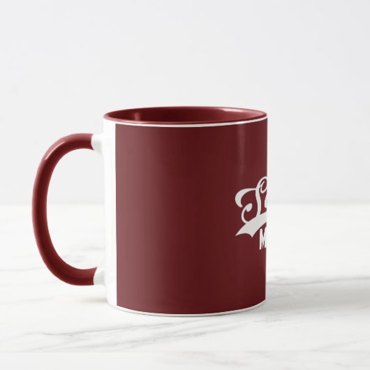 Beste Fußball-Mama. Personalisiere Tasse (Links)