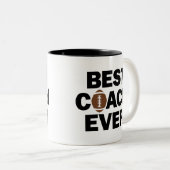 Beste Fußballtrainer je Sport Zweifarbige Tasse (VorderseiteRechts)