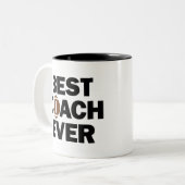 Beste Fußballtrainer je Sport Zweifarbige Tasse (Vorderseite Links)