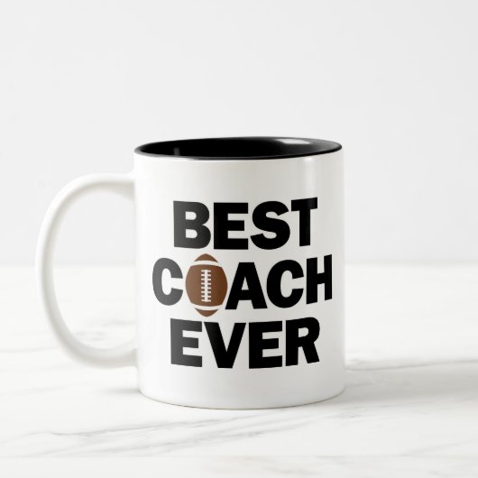 Beste Fußballtrainer je Sport Zweifarbige Tasse (Links)