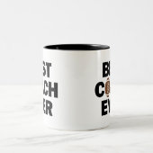 Beste Fußballtrainer je Sport Zweifarbige Tasse (Mittel)