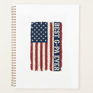 Beste G-PA Aller Patrioten-Flagge Vintage-Shirt-De Planer