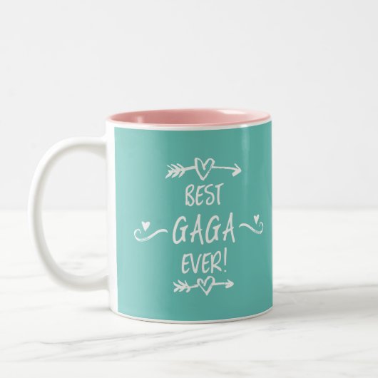 Beste Gaga je Zweifarbige Tasse (Links)