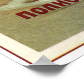 Beste Galoshes Rubber Stiefel. Russisch-Amerikanis Poster (Ecke)