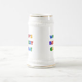 Beste Gamma-Helligkeits-Geschenke der Welt Bierglas (Mittel)