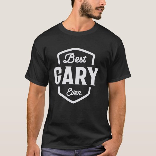 Beste Gary je Name Gary T-Shirt (Vorderseite)