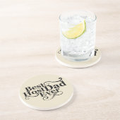 Beste Gastgeberin je glückliche Väter Tagesgeschen Getränkeuntersetzer (Seite)