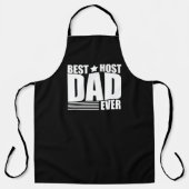 Beste Gastgeberin je glückliche Väter Tagesgeschen Schürze (Vorderseite)