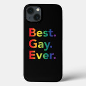 Beste Gay Ever LGBT Rainbow Flag iPhone Case (Rückseite)