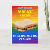 Beste Gay Friend Geburtstag Karte (Vorderseite)