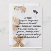 beste Geburtstagskurse Einladung (Rückseite)