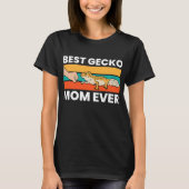 Beste Gecko Mama Ever Funny Leopard Gecko Mama T-Shirt (Vorderseite)