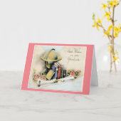 Beste geklappte Grußkarte für den Abschluss Karte (Gelbe Blume)