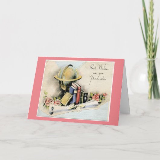 Beste geklappte Grußkarte für den Abschluss Karte (Vorderseite)