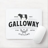 Beste gelb Galloway Rasse Abzeichen Belohnungen Mousepad (Mit Mouse)