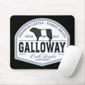 Beste gelb Galloway Rasse Abzeichen Belohnungen Mousepad (Mit Mouse)