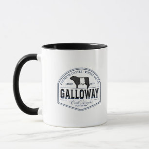 Beste gelb Galloway Rasse Abzeichen Belohnungen Tasse