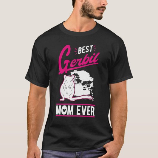 Beste Gerbil-Mama je T-Shirt (Vorderseite)