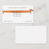 BESTE GESCHÄFTSKARTEN - HUNDE VERWANDTE UNTERNEHME VISITENKARTE (Vorne/Hinten)