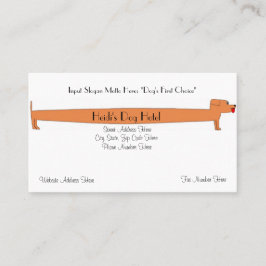 BESTE GESCHÄFTSKARTEN - HUNDE VERWANDTE UNTERNEHME VISITENKARTE