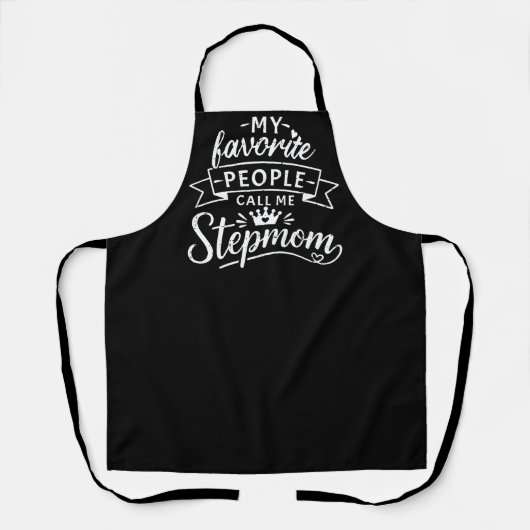 Beste Geschenk für Stiefmutter von süßer Patchwork Schürze (Vorderseite)